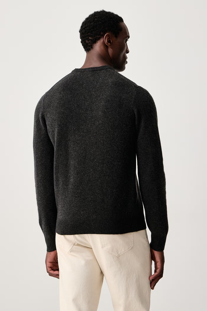 Odzież Hackett London Sweter męski wełniany HM7000287 szary