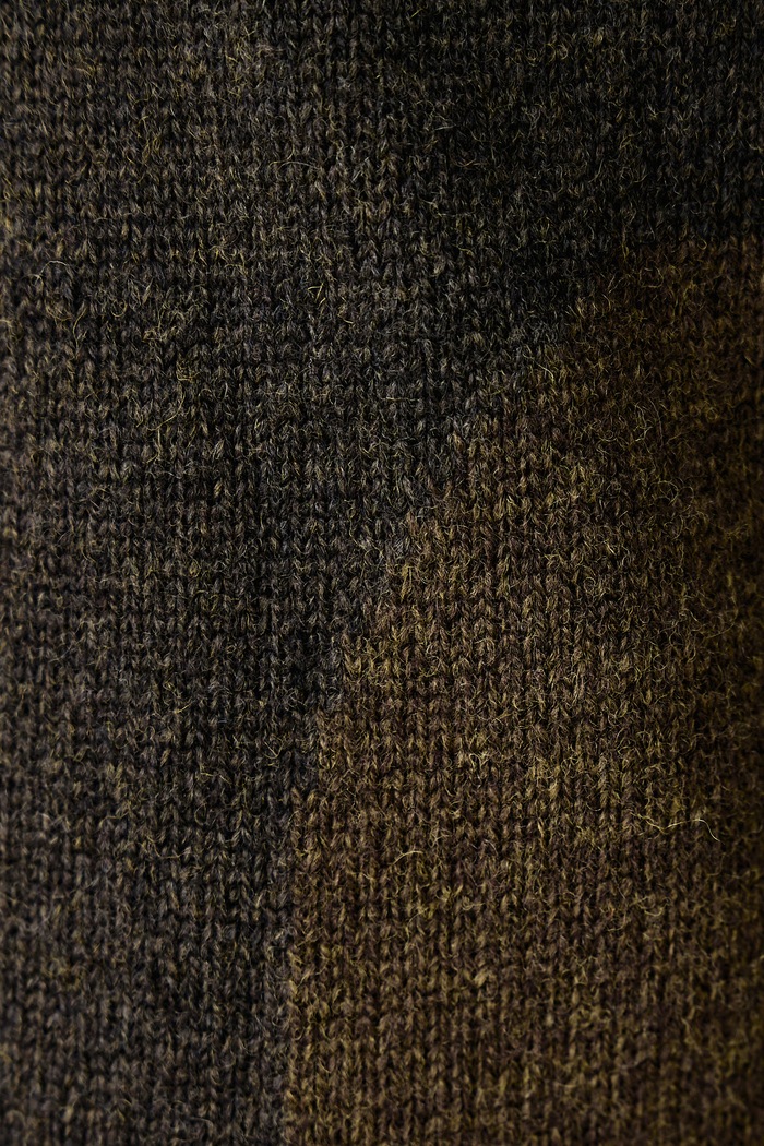 Sweter męski z wełny merino Hackett London zielony HM7000258