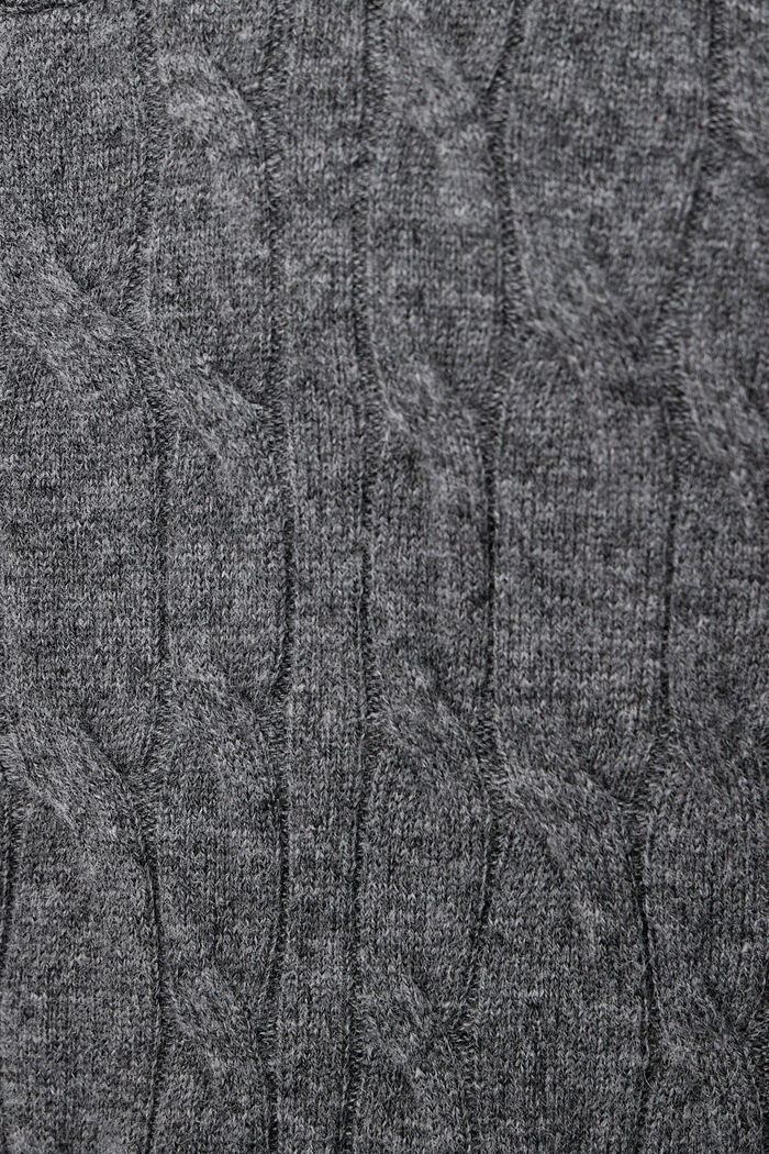 Sweter męski wełniany Hackett London szary HM7000251