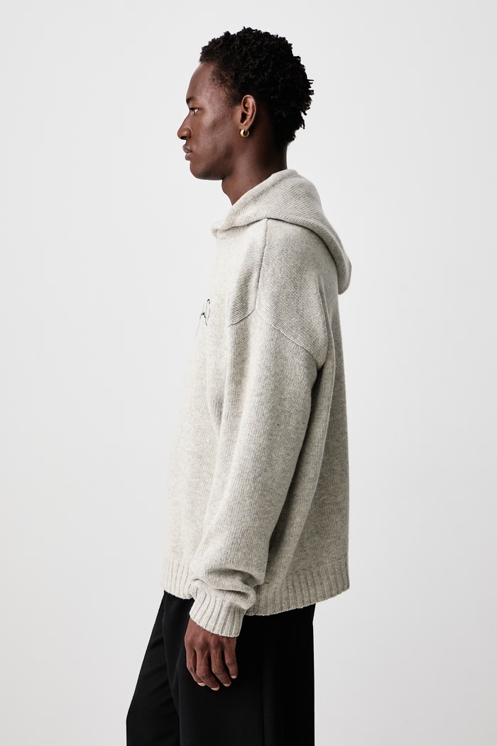 Sweter męski z wełną MM6 Maison Margiela SH0HL0051.M13288 szary