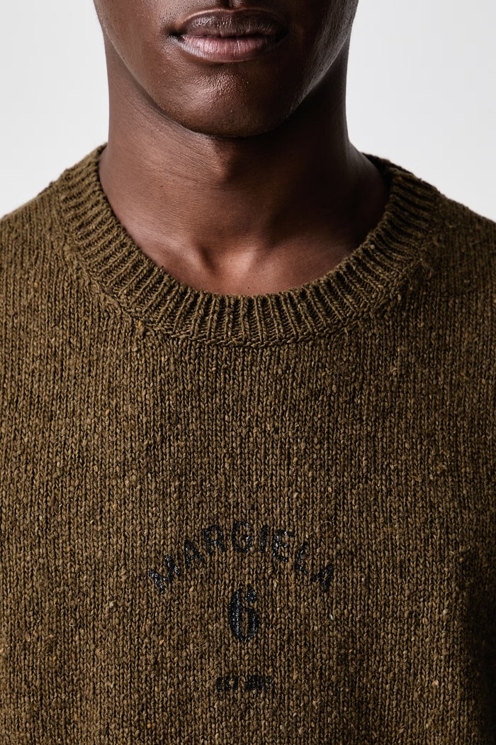 MM6 Maison Margiela Sweter męski z wełną SH0HL0049.M13283