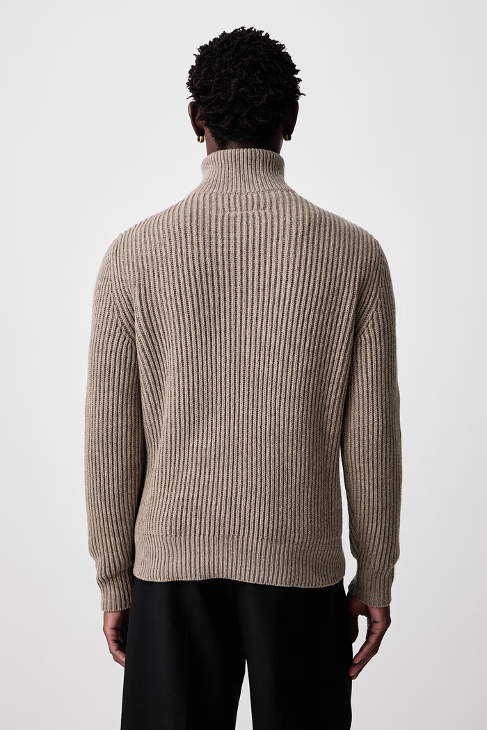 Oblečení MM6 Maison Margiela Kardigan pánský s vlnou SH0AM0095.M13286 béžová