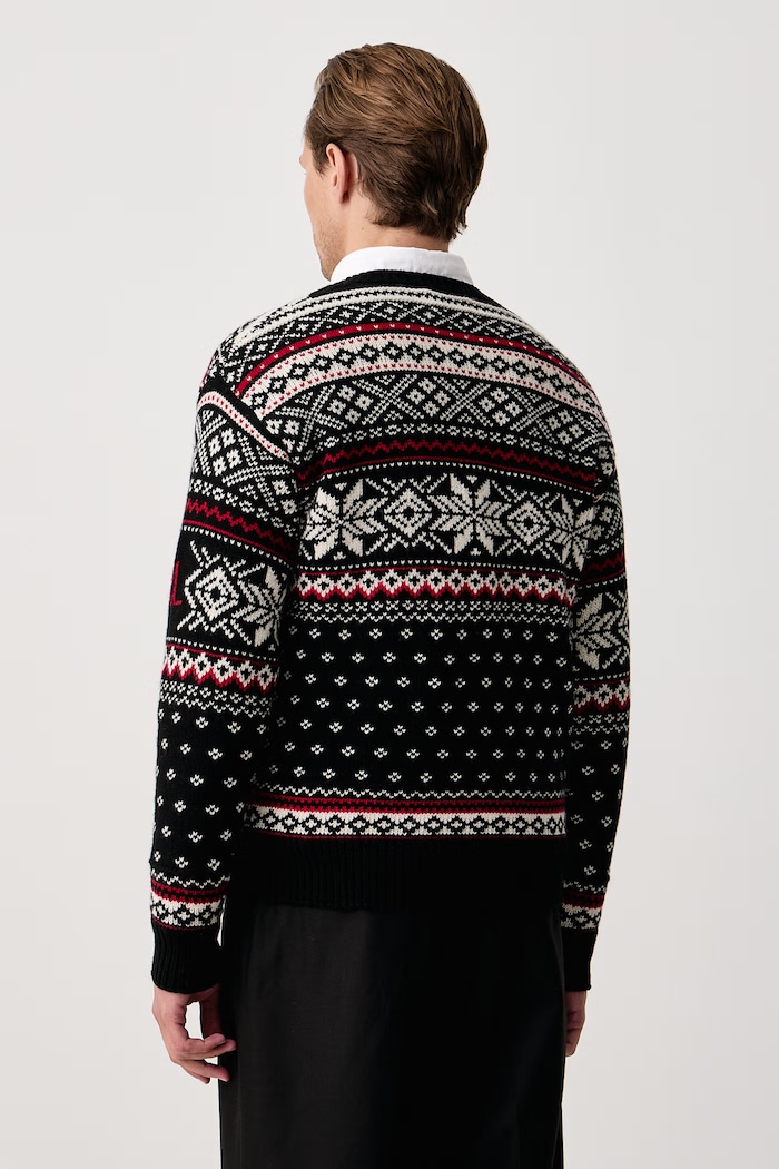 Odzież Polo Ralph Lauren Sweter męski wełniany 710B28785 czarny