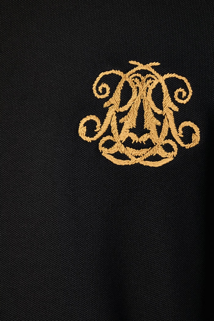 Bluza rozpinana męska z bawełną Polo Ralph Lauren czarny 710B28606