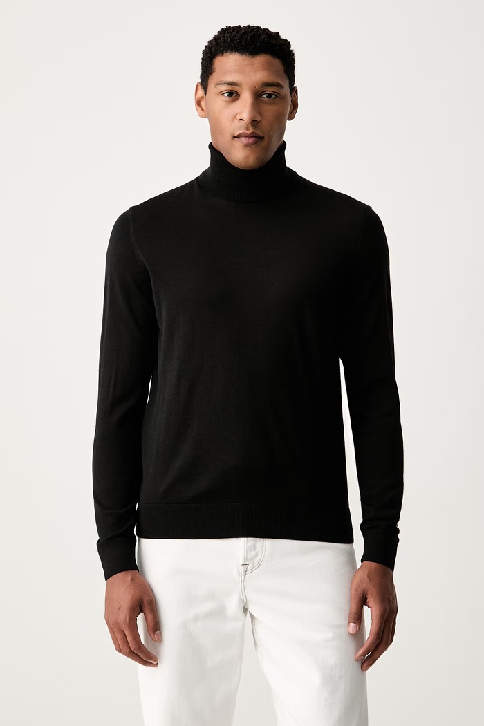 Tommy Hilfiger férfi gyapjú garbó fekete MW0MW44700