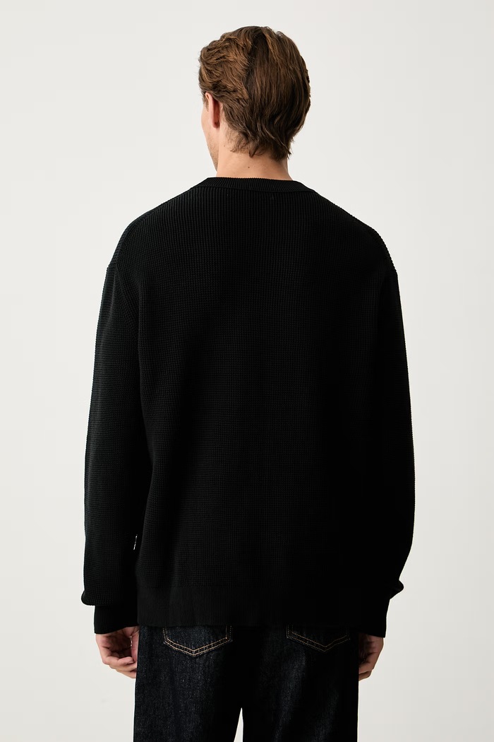 Odzież Calvin Klein Jeans sweter męski bawełniany LV04RH326G czarny