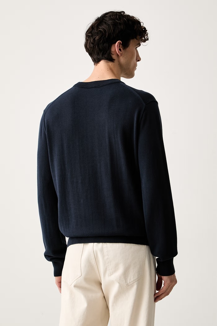Odzież Calvin Klein Jeans sweter męski bawełniany LV04RH325G granatowy