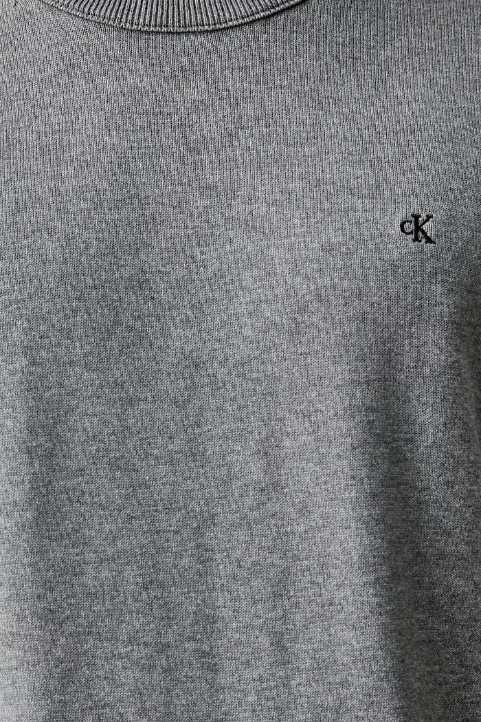 Calvin Klein Jeans pulover pentru bărbați din bumbac LV04RH325G gri