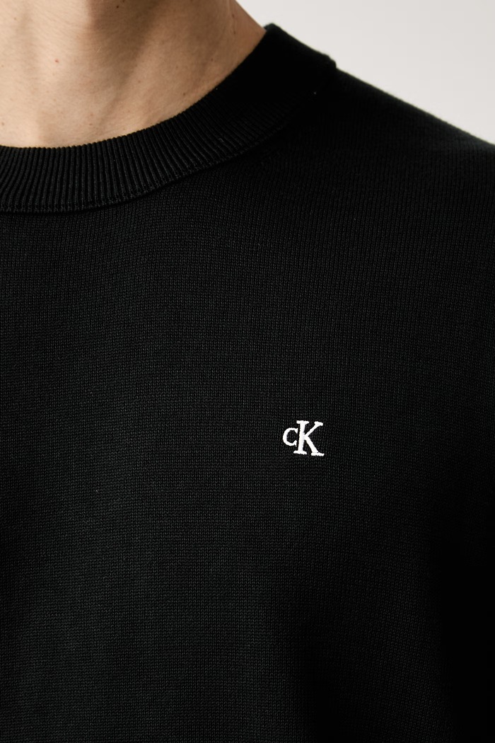 Calvin Klein Jeans sweter męski bawełniany LV04RH325G czarny