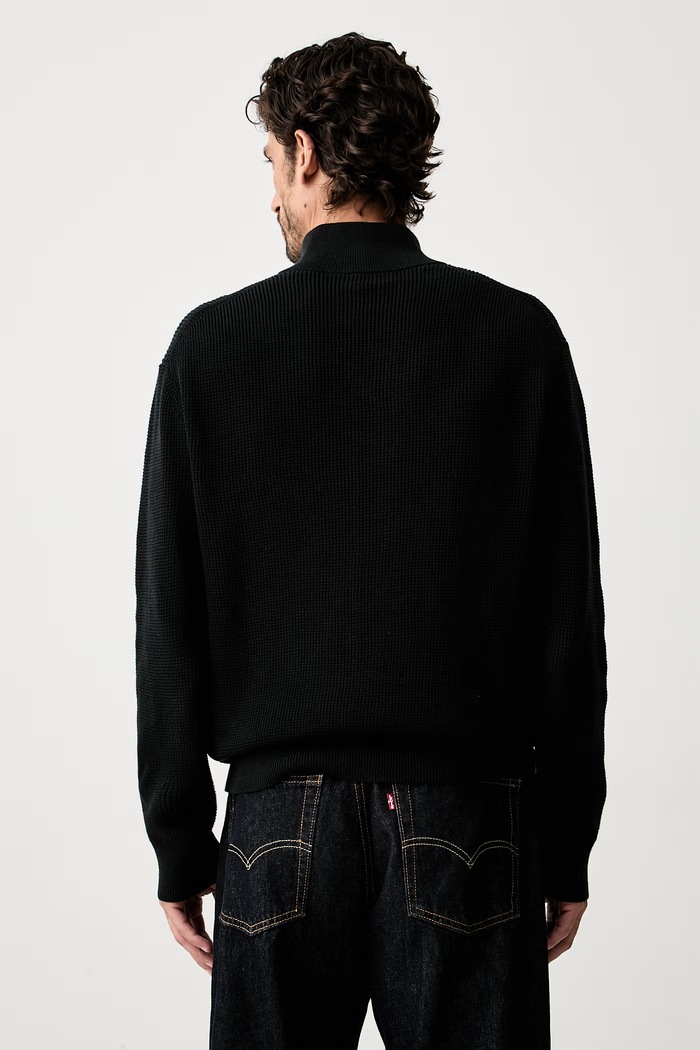 Odzież Calvin Klein Jeans półgolf męski bawełniany LV04RH327G czarny