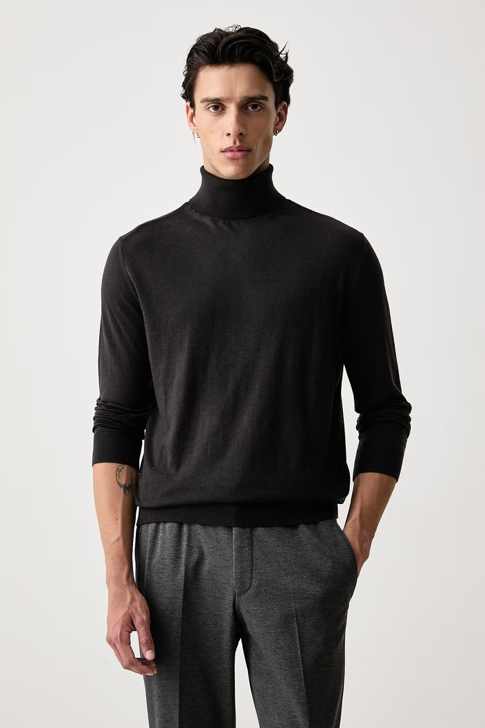 Armani Exchange golf męski z wełną szary XM003571.AF28778