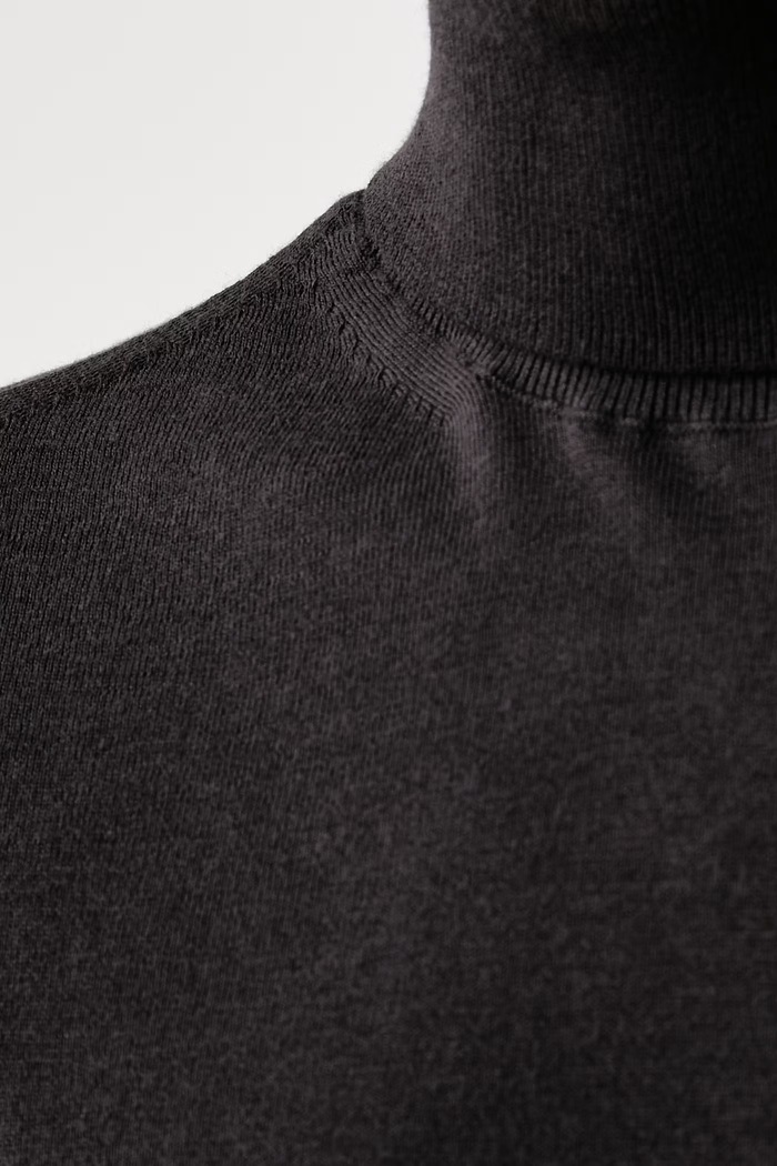 Armani Exchange golf męski z wełną XM003571.AF28778 szary