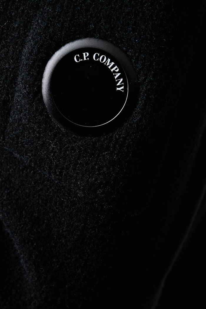 C.P. Company Półgolf męski z dodatkiem wełny 21CMKN298A006170A