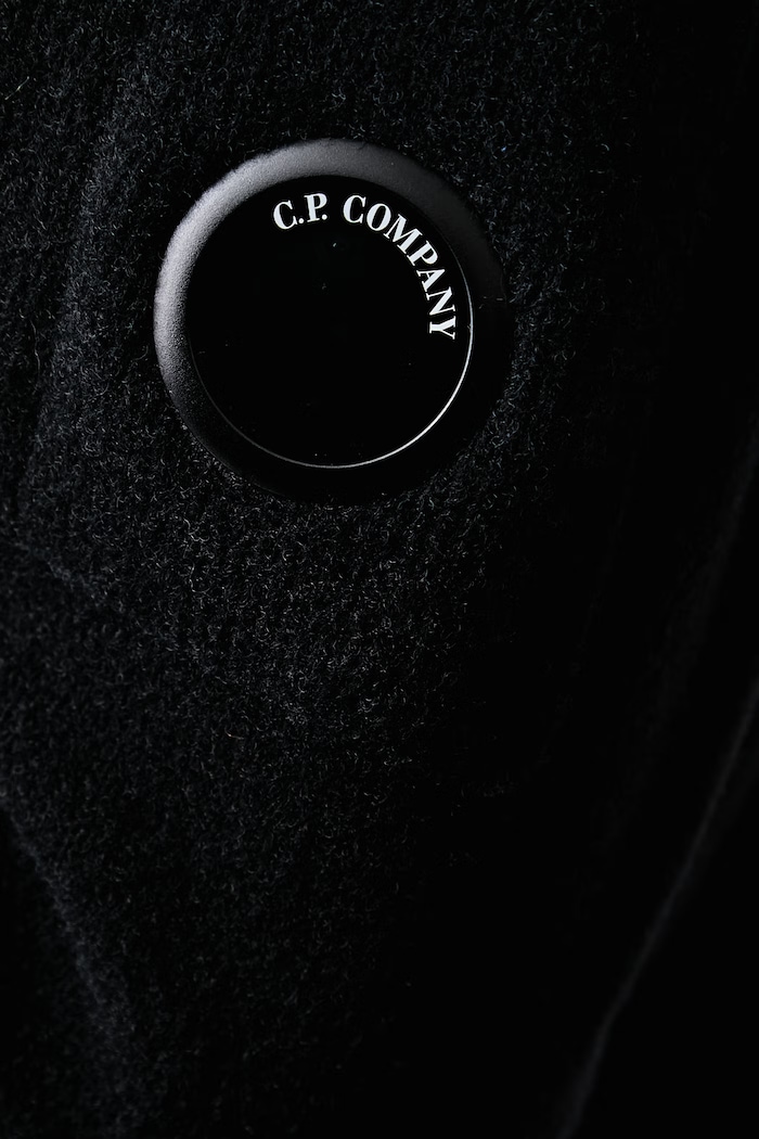 C.P. Company Półgolf męski z dodatkiem wełny 21CMKN298A006170A