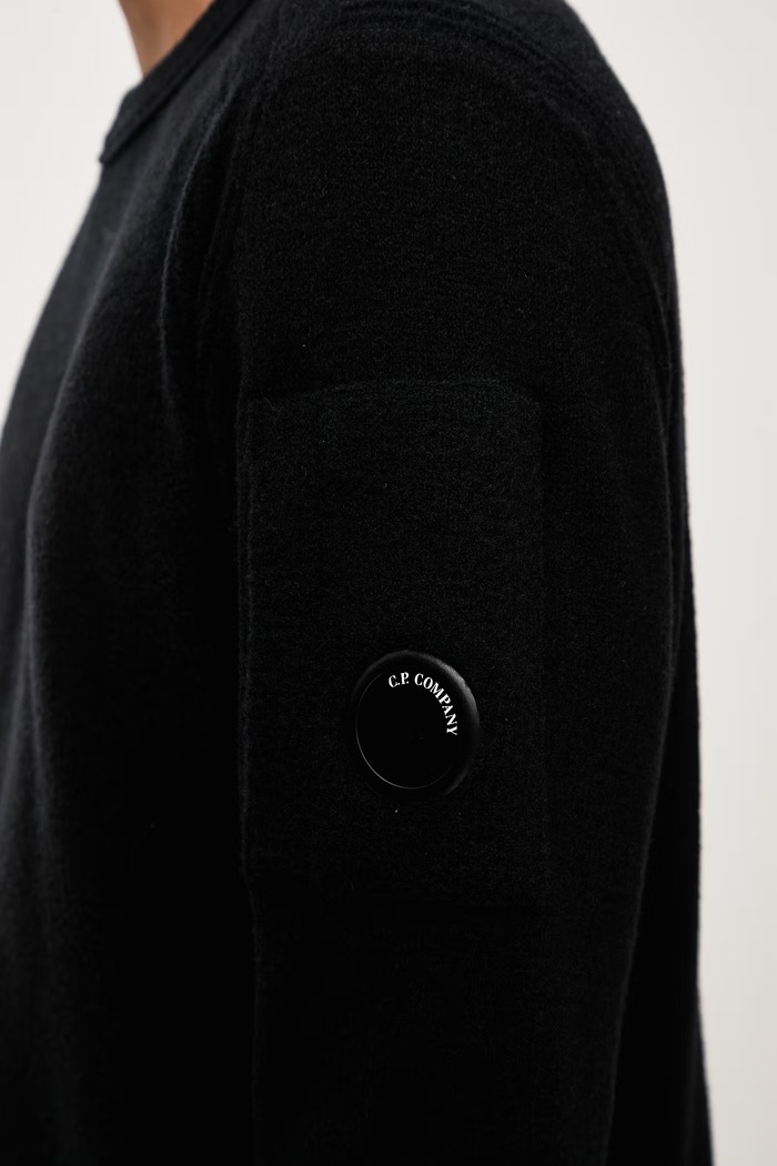 C.P. Company Sweter męski z dodatkiem wełny 21CMKN297A006170A