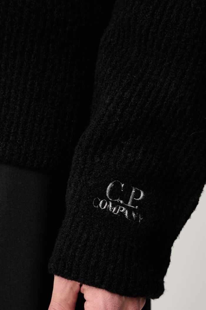 C.P. Company Sweter rozpinany męski z wełną 21CMKN249A110784A