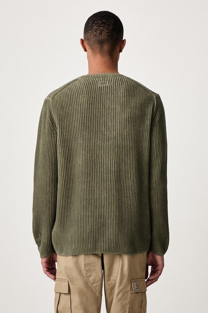 Odzież C.P. Company Sweter męski bawełniany 21CMKN220A110790S zielony