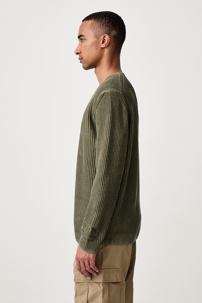 Sweter męski bawełniany C.P. Company 21CMKN220A110790S zielony