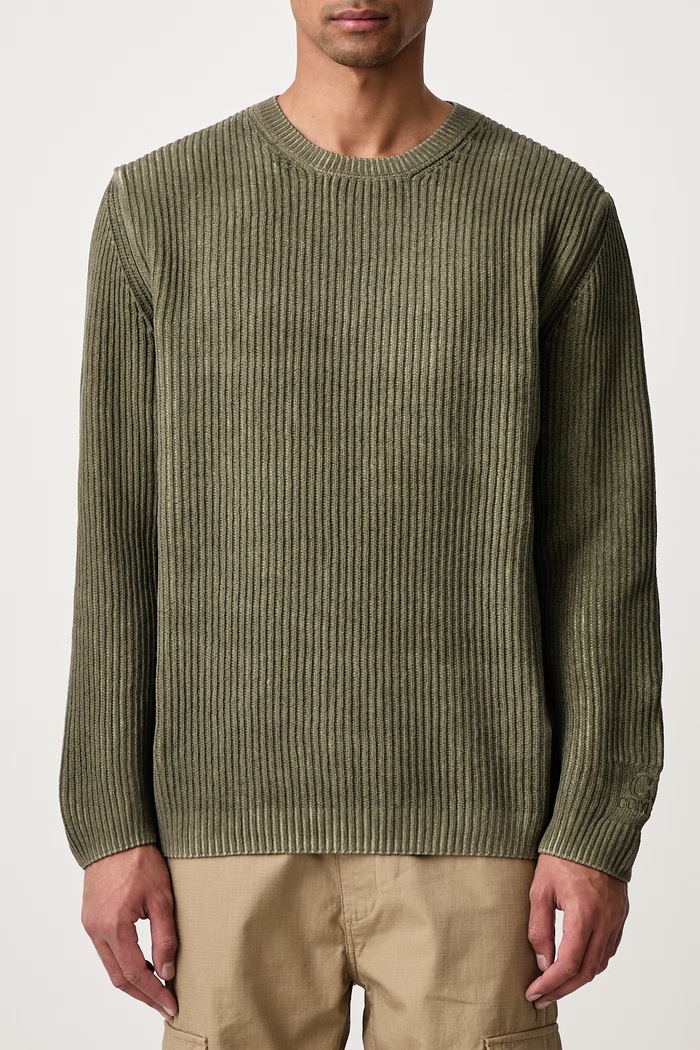 Sweter męski bawełniany C.P. Company zielony 21CMKN220A110790S