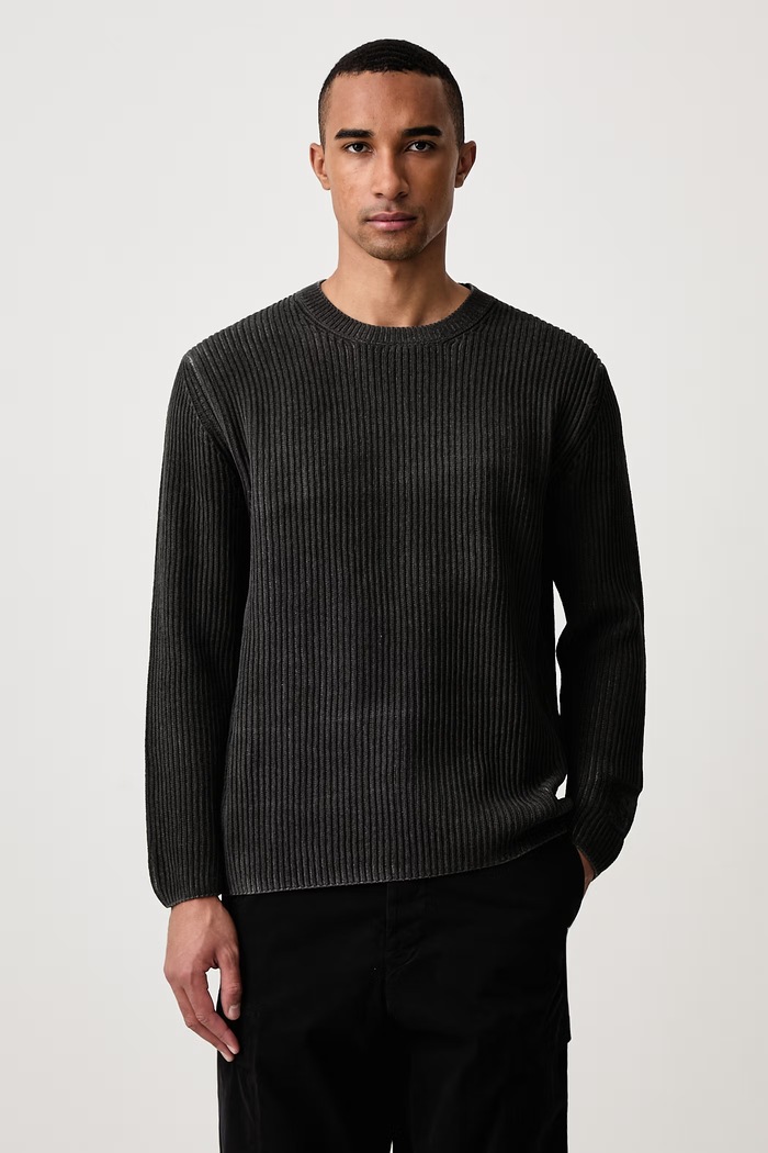 C.P. Company Sweter męski bawełniany szary 21CMKN220A110790S