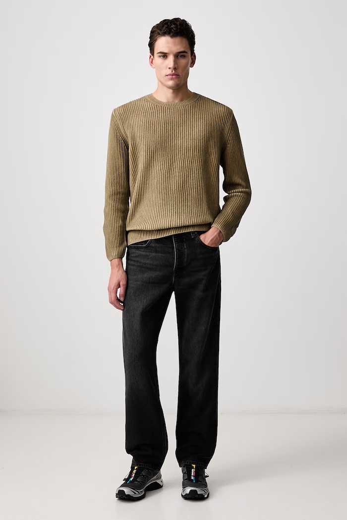 C.P. Company Pulover od pamuka za muškarce 21CMKN220A110790S zelena AW26