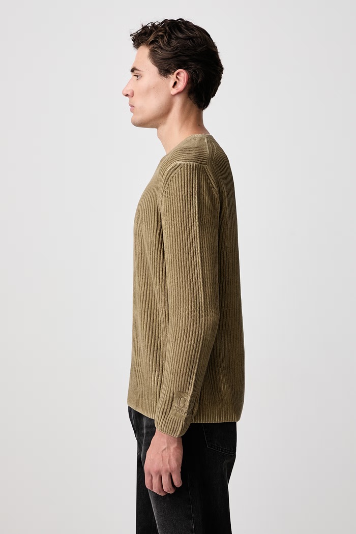 Pulover od pamuka za muškarce C.P. Company 21CMKN220A110790S zelena