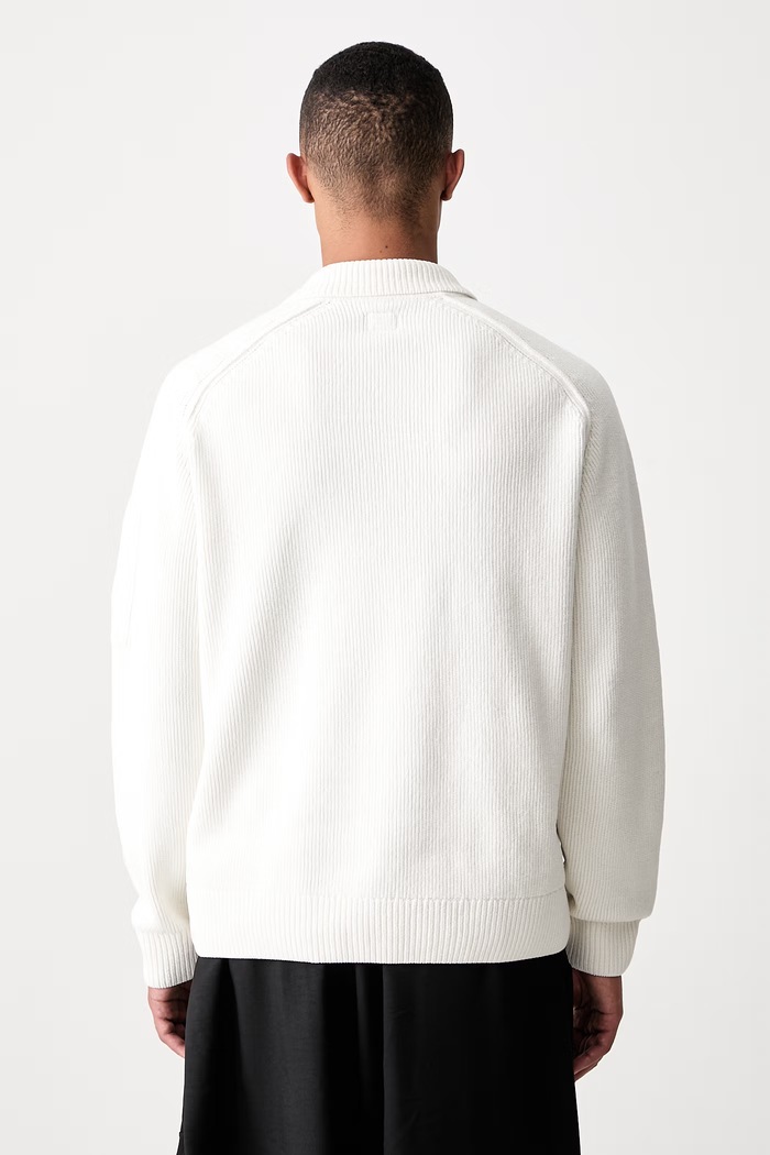 Odzież C.P. Company sweter bawełniany męski 21CMKN198A005558G beżowy