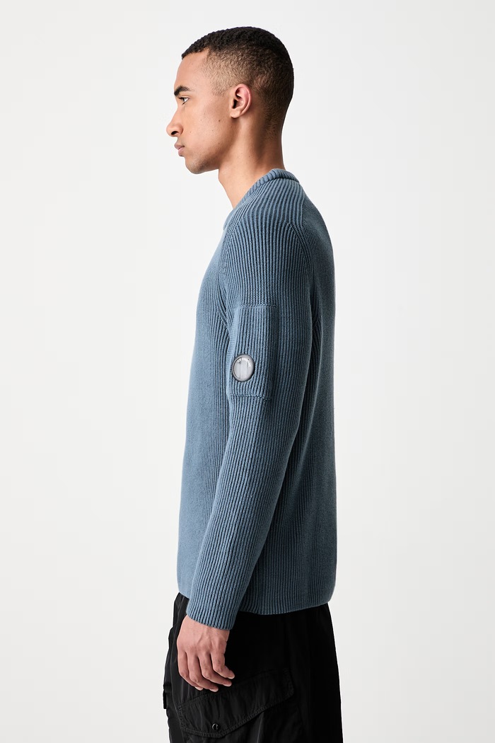 C.P. Company sweter męski niebieski 21CMKN101A006608A