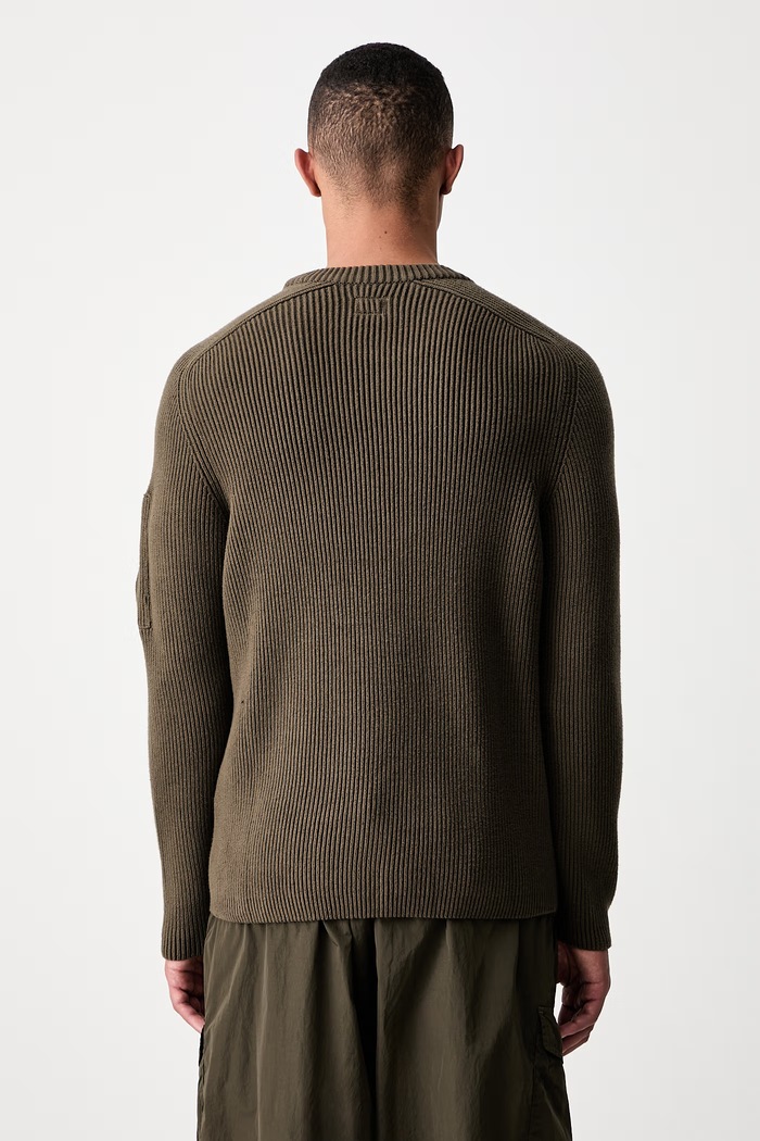 Odzież C.P. Company sweter męski 21CMKN101A006608A zielony
