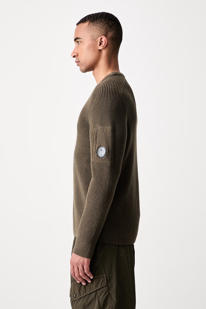 C.P. Company sweter męski zielony 21CMKN101A006608A