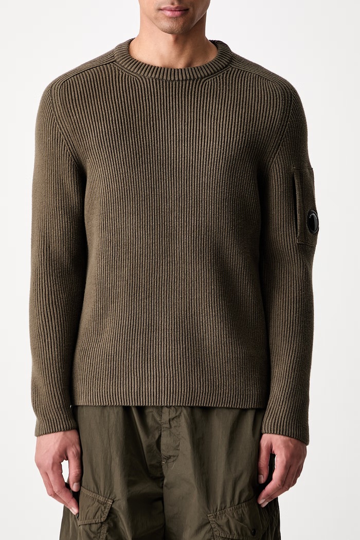 C.P. Company sweter męski 21CMKN101A006608A zielony