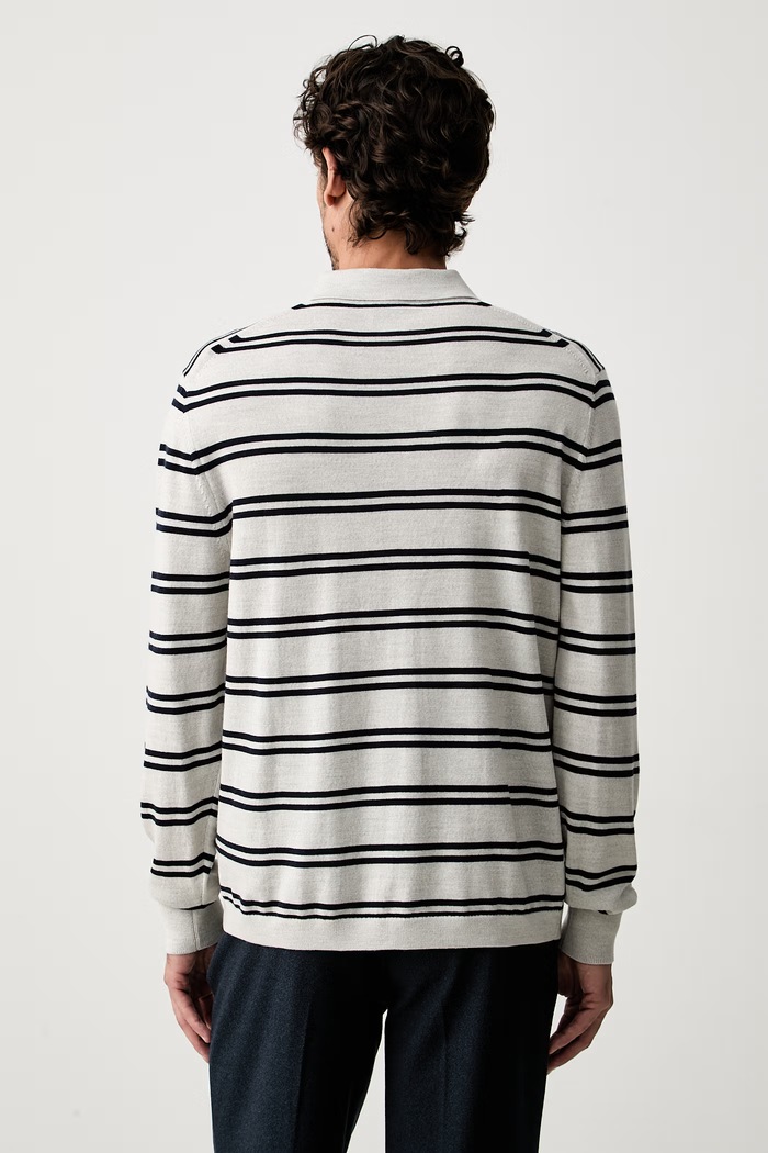 Odzież Calvin Klein sweter męski wełniany LV04LH301G szary