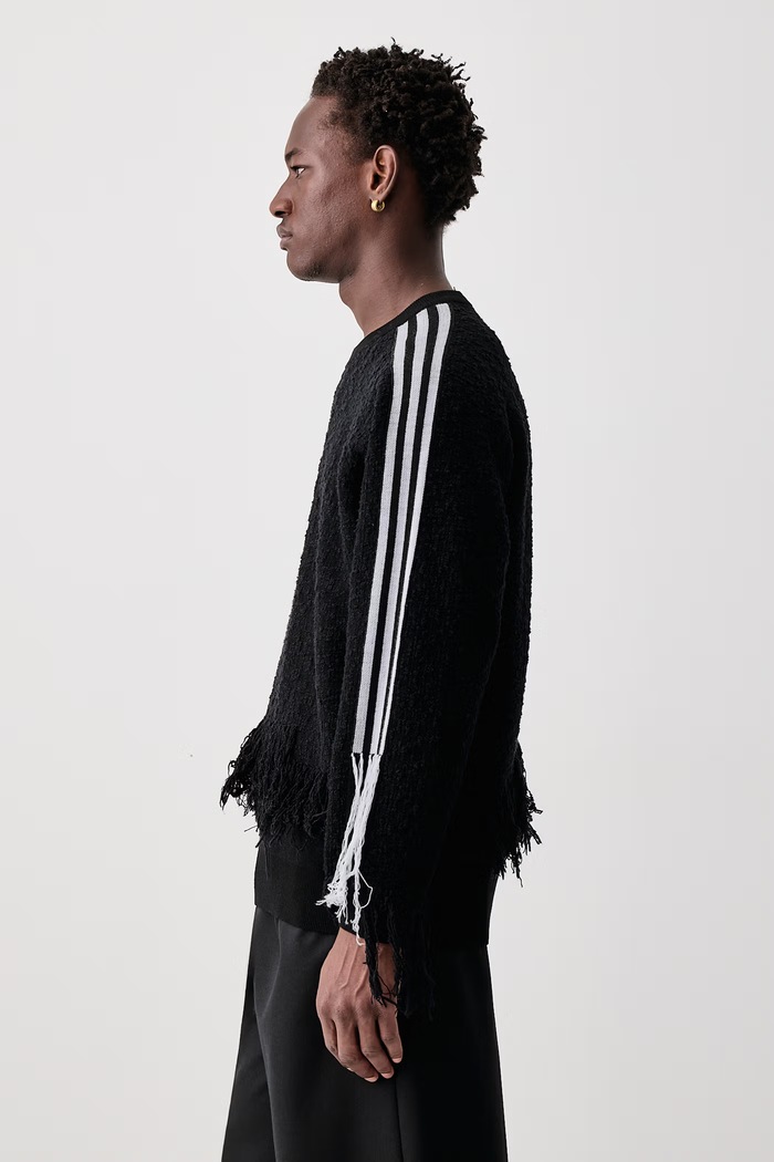 KNIT 3S SWEAT sweter wełniany męski Y-3 KR1124 czarny