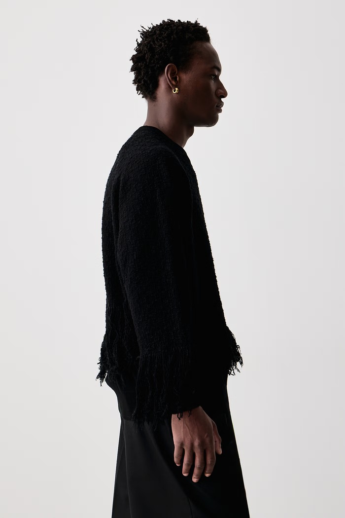 KNIT 3S SWEAT sweter wełniany męski Y-3 czarny KR1124