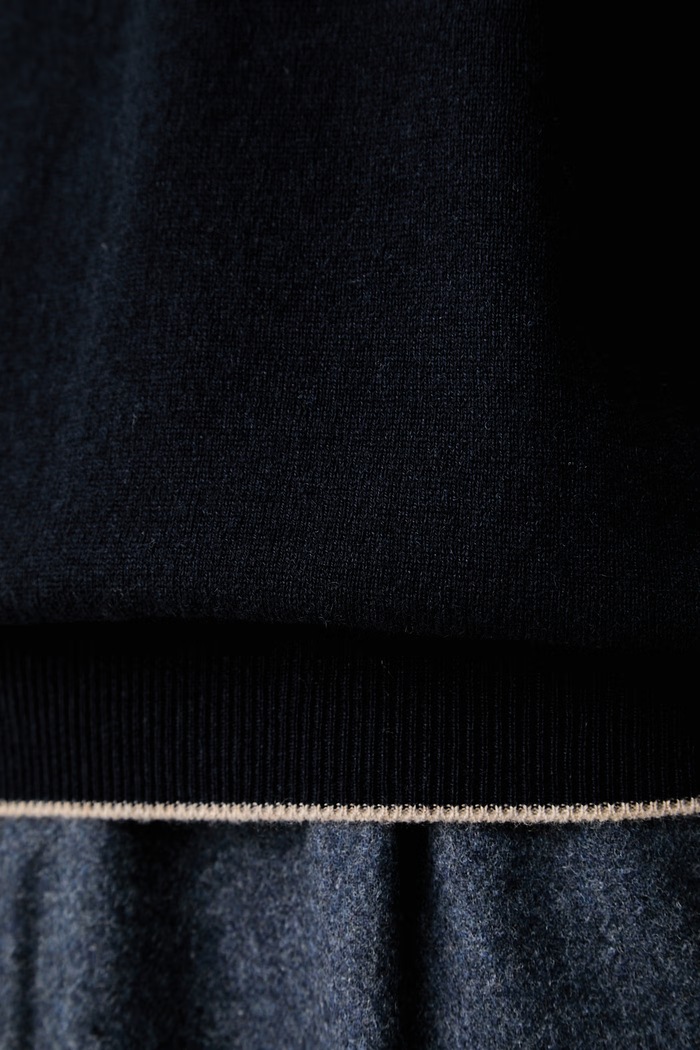 Paul&Shark sweter męski kaszmirowy 99311039 granatowy