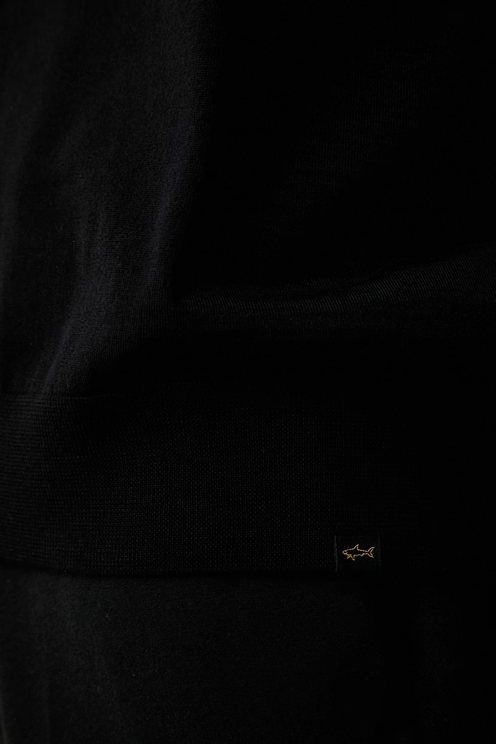 Paul&Shark sweter męski wełniany 99311034 czarny