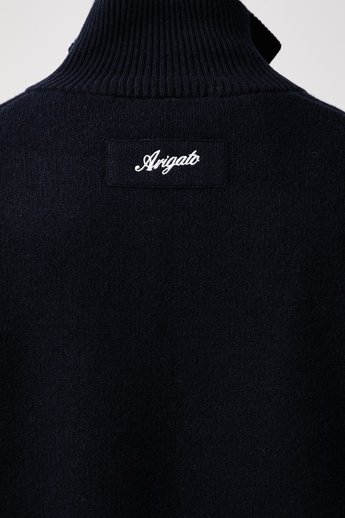 Axel Arigato Sweter rozpinany męski z wełną A2143001