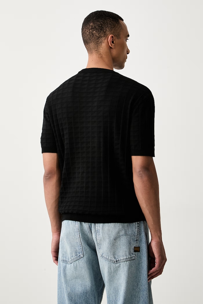 Ruházat Armani Exchange férfi t-shirt viszkózzal XM003007.AF10454 fekete