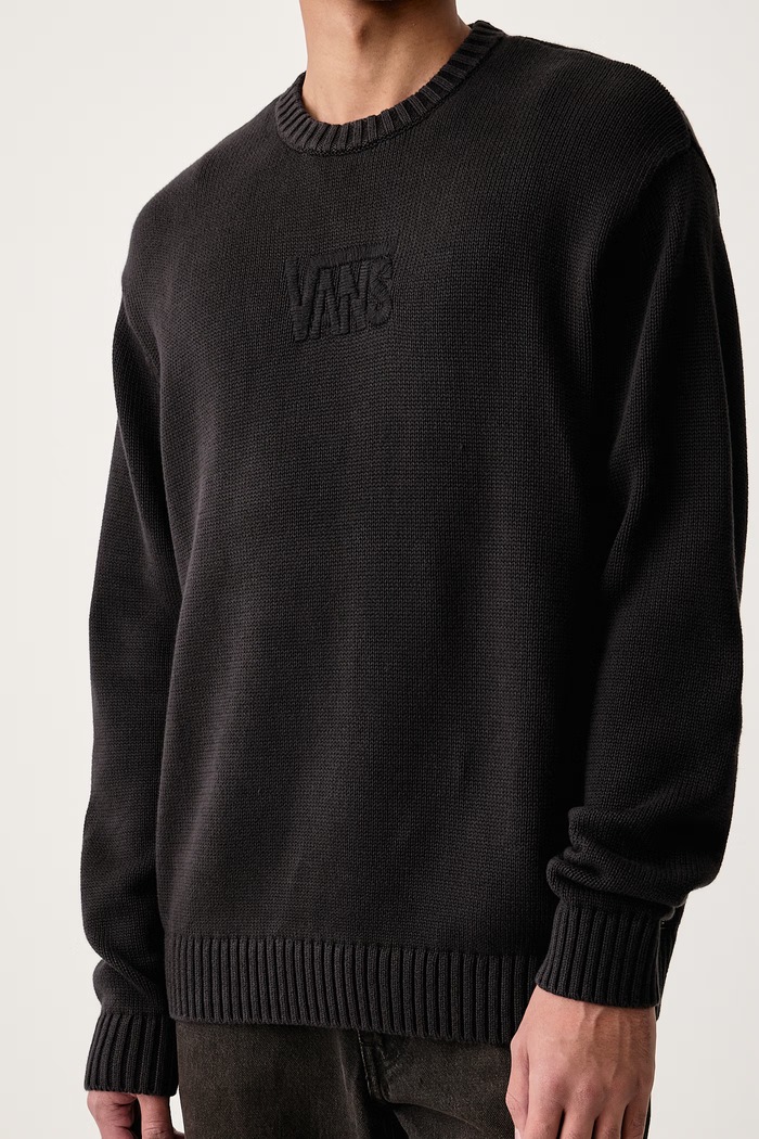 Svetr pánský bavlněný Vans VN000VG4BLK1 černá
