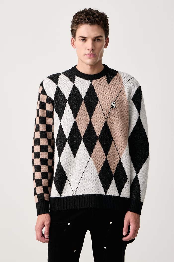 Vans Sveter dámsky s vlnou x PRINGLE viacfarebná VN0011Z71KP1