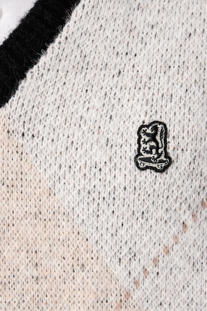 Vesta pánska s prímesou vlny x PRINGLE Vans béžová VN00127K1KP1