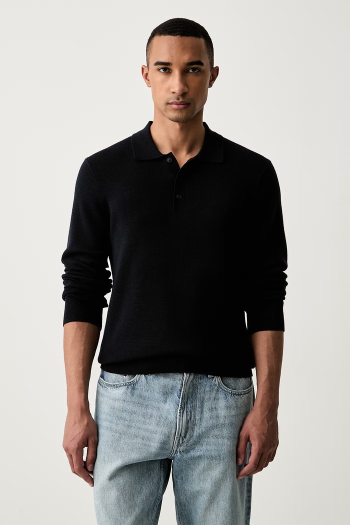 Trussardi sweter męski wełniany granatowy M0788000131N