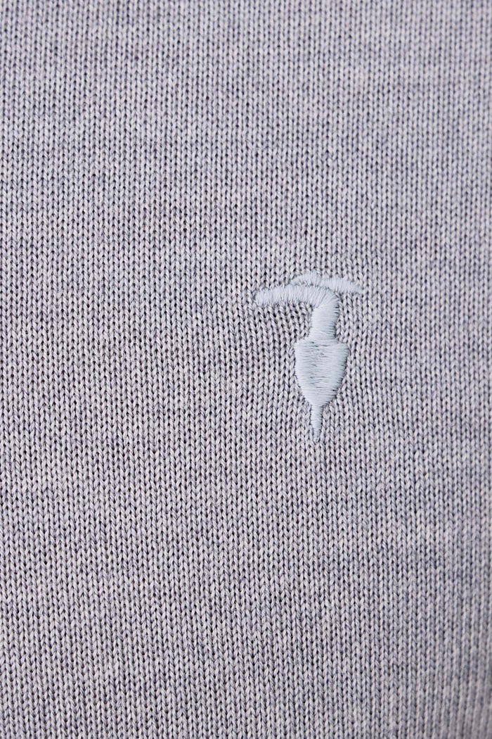 Sweter męski wełniany Trussardi niebieski M1508000210N