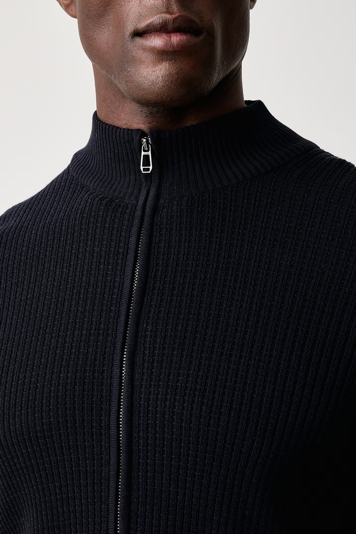 Sweter rozpinany męski bawełniany Joop! 30104706 granatowy