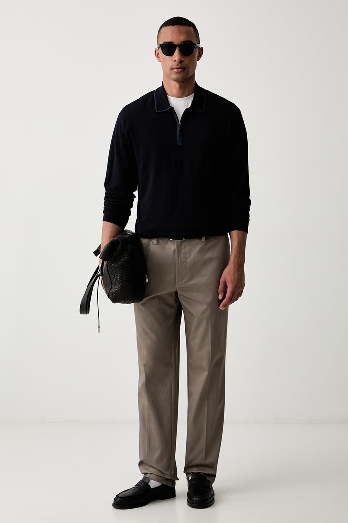 Emporio Armani sweter męski wełniany EM006224.AF27805 granatowy AW26