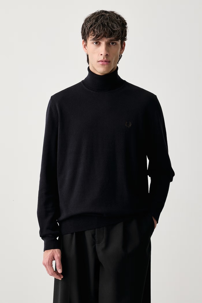 Fred Perry Golf męski z wełną granatowy K9552.421