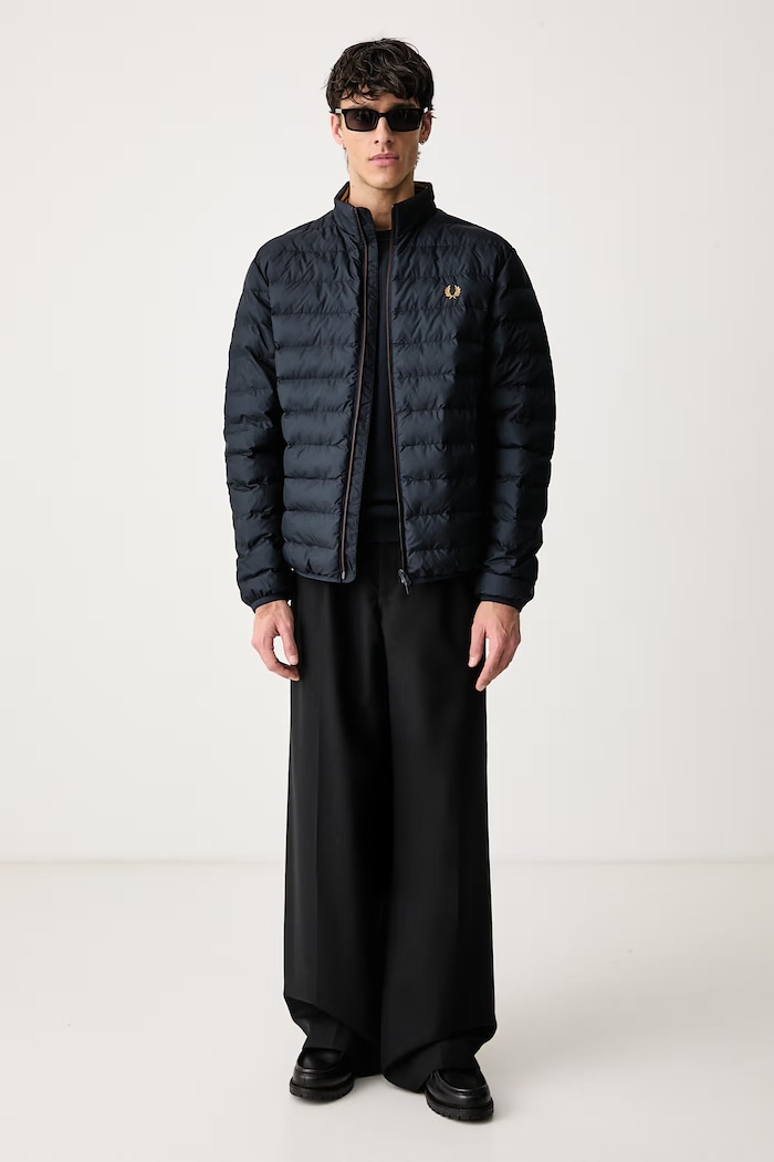 Fred Perry Sweter męski bawełniany K1309.421 granatowy AW26