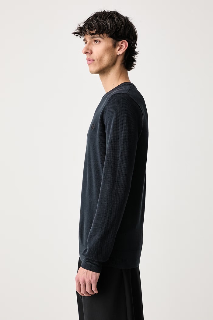 Sweter męski bawełniany Fred Perry K1309.421 granatowy