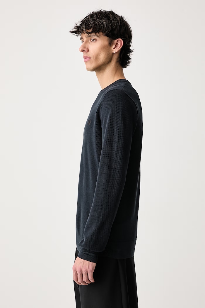 Sweter męski bawełniany Fred Perry K1309.421 granatowy