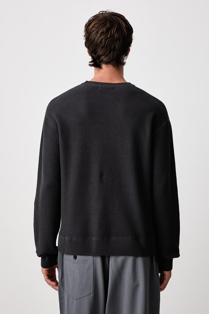 Odzież Fred Perry Sweter męski bawełniany K2318.297 szary